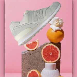 New balance training 574 sneakers in shattered pearl